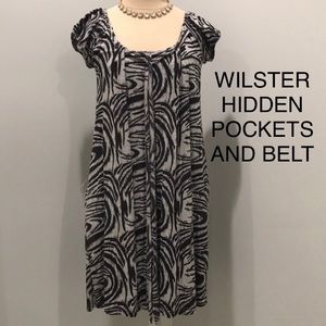 💯✅ AUTHENTIC WILSTER TOP/DRESS W/POCKETS & BELT